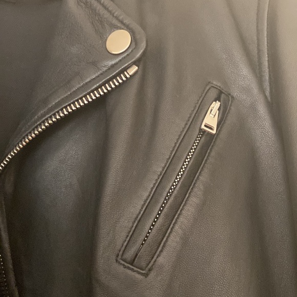 A.P.C. - leather motorcycle jacket - xs - Picture 5 of 14